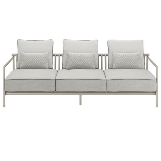 Loreto Three-Seater incl. cushions in the design Sinfonia Gris
