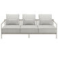Loreto Three-Seater incl. cushions in the design Sinfonia Gris