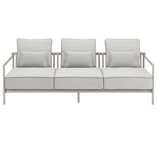Loreto Three-Seater incl. cushions in the design Sinfonia Gris