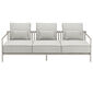 Loreto Three-Seater incl. cushions in the design Sinfonia Gris
