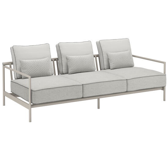 Loreto Three-Seater incl. cushions in the design Sinfonia Gris