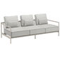 Loreto Three-Seater incl. cushions in the design Sinfonia Gris