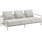 Loreto Three-Seater incl. cushions in the design Sinfonia Gris