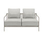 Loreto Two-Seater incl. cushions in the design Sinfonia Gris