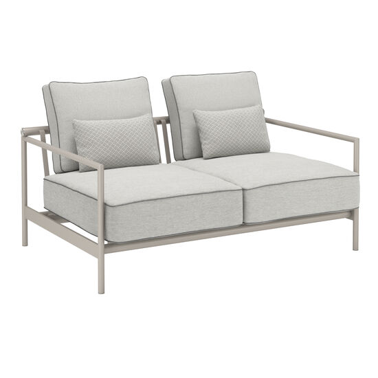 Loreto Two-Seater incl. cushions in the design Sinfonia Gris