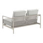 Loreto Two-Seater incl. cushions in the design Sinfonia Gris
