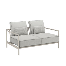 Loreto Two-Seater incl. cushions in the design Sinfonia Gris