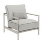 Loreto Armchair incl. cushions in the design Sinfonia Gris