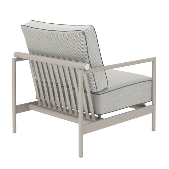 Loreto Armchair incl. cushions in the design Sinfonia Gris