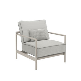 Loreto Armchair incl. cushions in the design Sinfonia Gris