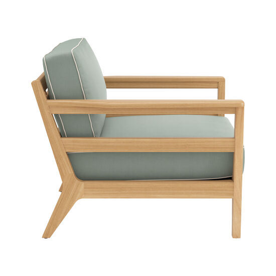 Newhaven Armchair incl. cushion in the design "Mineral/seams Linum"