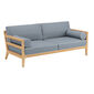 Newhaven Two-Seater incl. cushion in the design "Indigo/seams Linum"