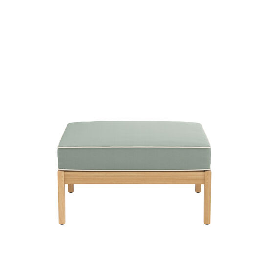 Newhaven Footstool incl. cushion in the design "Mineral/seams Linum"