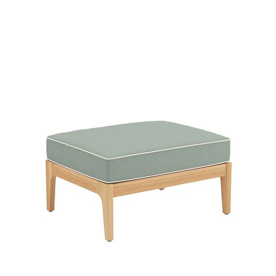 Newhaven Footstool incl. cushion in the design "Mineral/seams Linum"