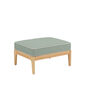 Newhaven Footstool incl. cushion in the design "Mineral/seams Linum"