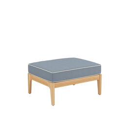 Newhaven Footstool incl. cushion in the design "Indigo/seams Linum"