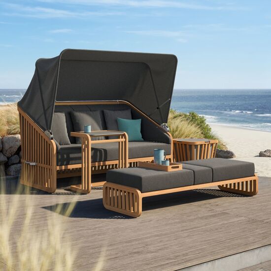 Newcastle Set Grand incl. cushion in the design Anthracite