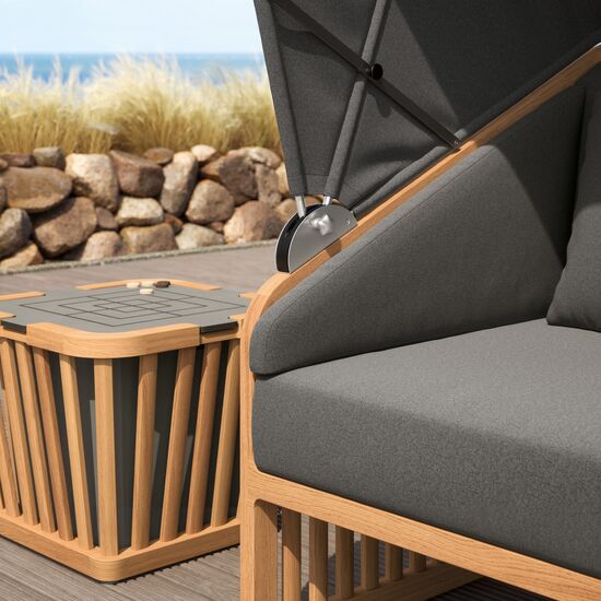 Newcastle Set Grand incl. cushion in the design Anthracite