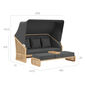 Newcastle Set Grand incl. cushion in the design Anthracite