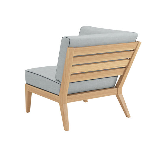 Valencia Lounge Corner Element in the design "River/seams Baltic"