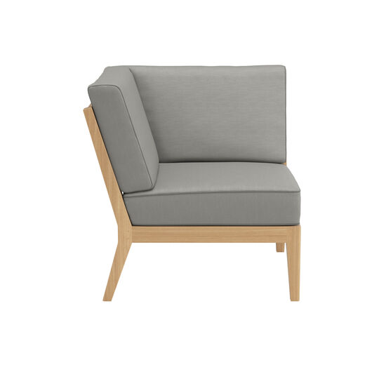 Valencia Lounge Corner Element in the design "Stone/seams Taupe"