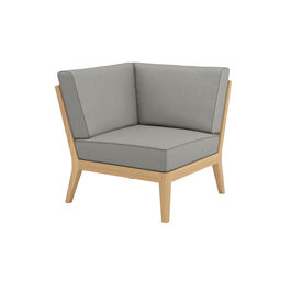 Valencia Lounge Corner Element in the design "Stone/seams Taupe"