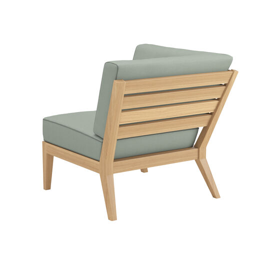 Valencia Lounge Corner Element in the design "Mineral/seams Taupe"