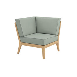 Valencia Lounge Corner Element in the design "Mineral/seams Taupe"