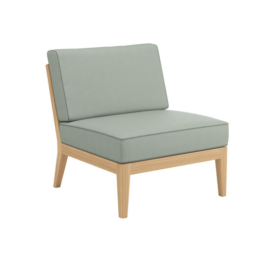 Valencia Lounge Middle Element in the design "Mineral/seams Taupe"