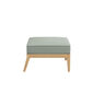 Valencia Lounge Element without backrest in the design "Mineral/seams Taupe"