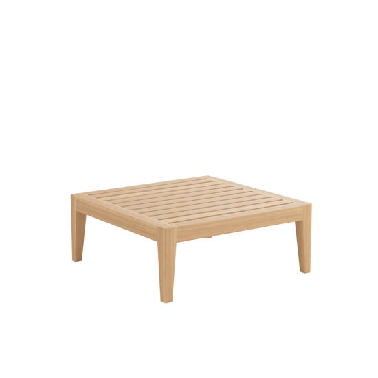 Valencia Lounge Footstool in the design "Mineral/seams Taupe"