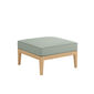 Valencia Lounge Footstool in the design "Mineral/seams Taupe"
