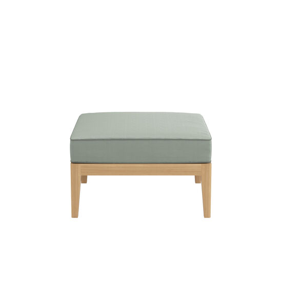 Valencia Lounge Footstool in the design "Mineral/seams Taupe"