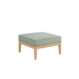 Valencia Lounge Footstool in the design "Mineral/seams Taupe"