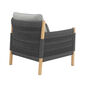 Cavo Lounge Armchair Anthracite incl. cushion in the design "Moon"