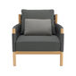 Cavo Lounge  Armchair Anthracite incl. cushion in the design "Anthracite"