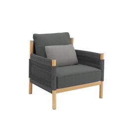 Cavo Lounge  Armchair Anthracite incl. cushion in the design "Anthracite"
