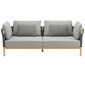 Cavo Lounge Sofa Anthracite incl. cushion in the design "Moon"