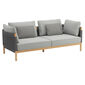 Cavo Lounge Sofa Anthracite incl. cushion in the design "Moon"