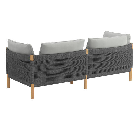 Cavo Lounge Sofa Anthracite incl. cushion in the design "Moon"