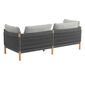 Cavo Lounge Sofa Anthracite incl. cushion in the design "Moon"