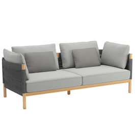 Cavo Lounge Sofa Anthracite incl. cushion in the design "Moon"