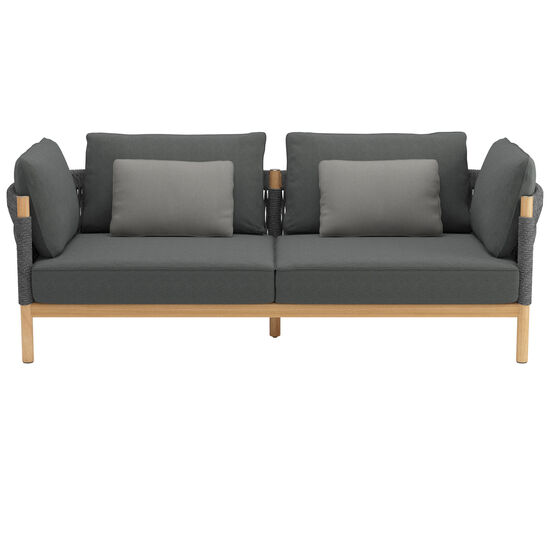 Cavo Lounge Sofa Anthracite incl. cushion in the design "Anthracite"