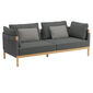Cavo Lounge Sofa Anthracite incl. cushion in the design "Anthracite"