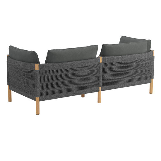 Cavo Lounge Sofa Anthracite incl. cushion in the design "Anthracite"