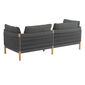 Cavo Lounge Sofa Anthracite incl. cushion in the design "Anthracite"