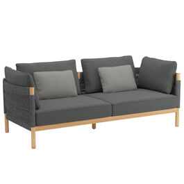 Cavo Lounge Sofa Anthracite incl. cushion in the design "Anthracite"