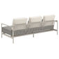 Loreto Three-Seater incl. cushions in the design "Stone/Linum"