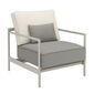Loreto Armchair incl. cushions in the design "Stone/Linum"