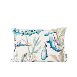 Scatter Cushion Carpe Cyan 43 x 30